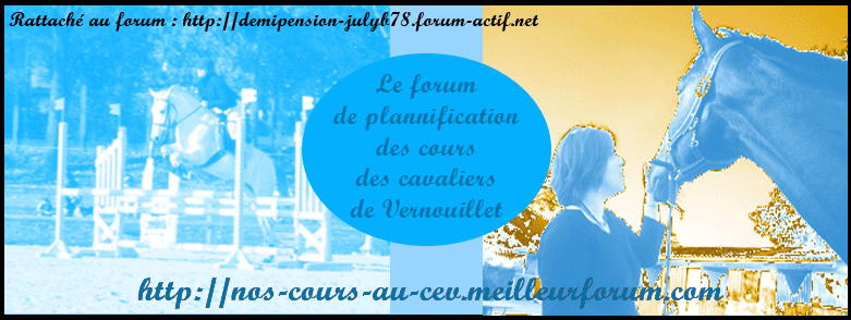 Les cours de Gilles au CEV