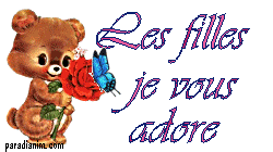 les filles je vous adores