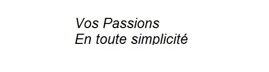 Vos Passion Forum Index